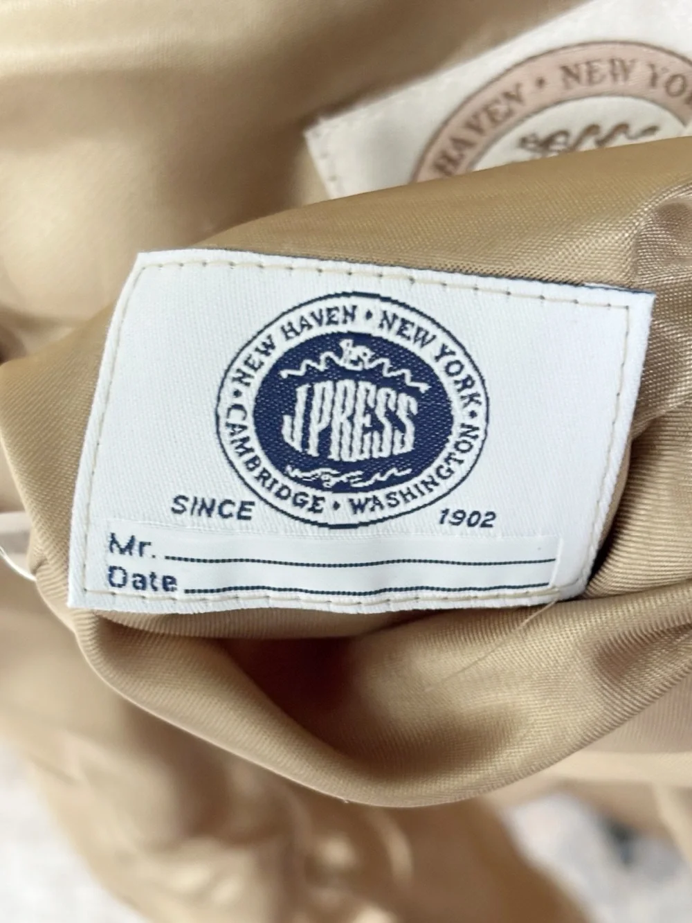 J.Press vintage 3-button sack jacket classic American khaki color blazer | 44L
